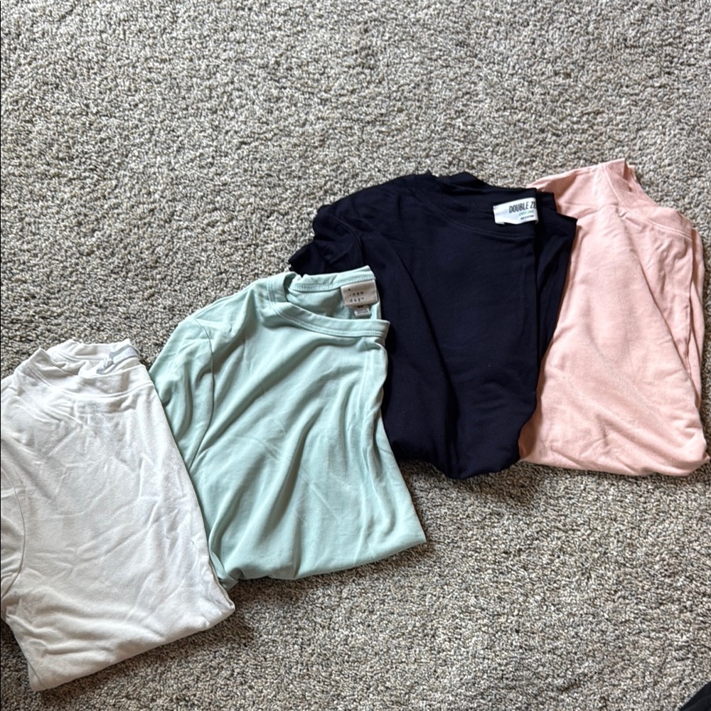 Bundle of Four T-Shirts in Assorted Colors